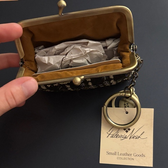 Patricia Nash Metallic Tweed Key Holder - Picture 3 of 3